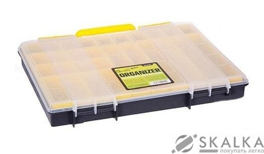 На фото Ящик для метизов Alloid 16.5" 415х330х55 мм 20 ячеек (MJ3135)